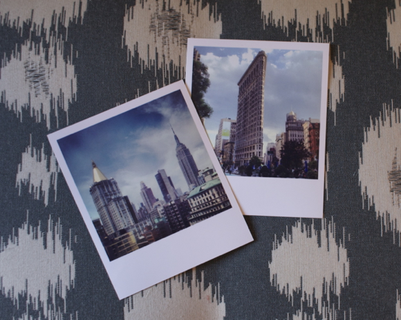 faux polaroids of new york made with the printic app