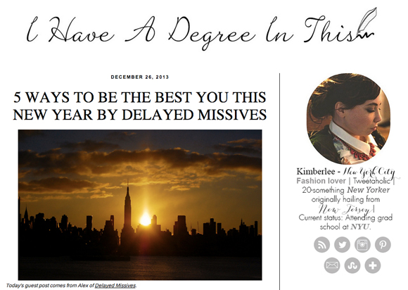 5 ways to be the best you this new year guest post for i have a degree in this
