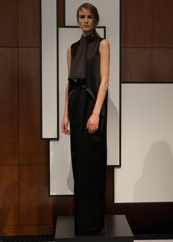 Minimalist column dress at RAOUL Fall 2014 Presentation