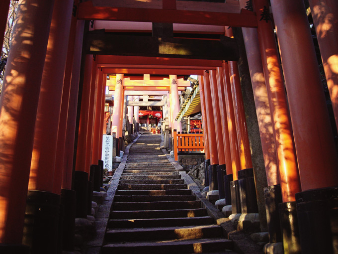 Red Torii at Fushimi Inari-taisha, Kyoto, Japan
