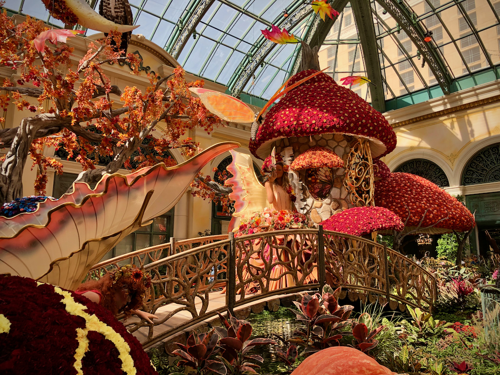 Fall exhibition at the Bellagio Conservatory and Botanical Gardens.