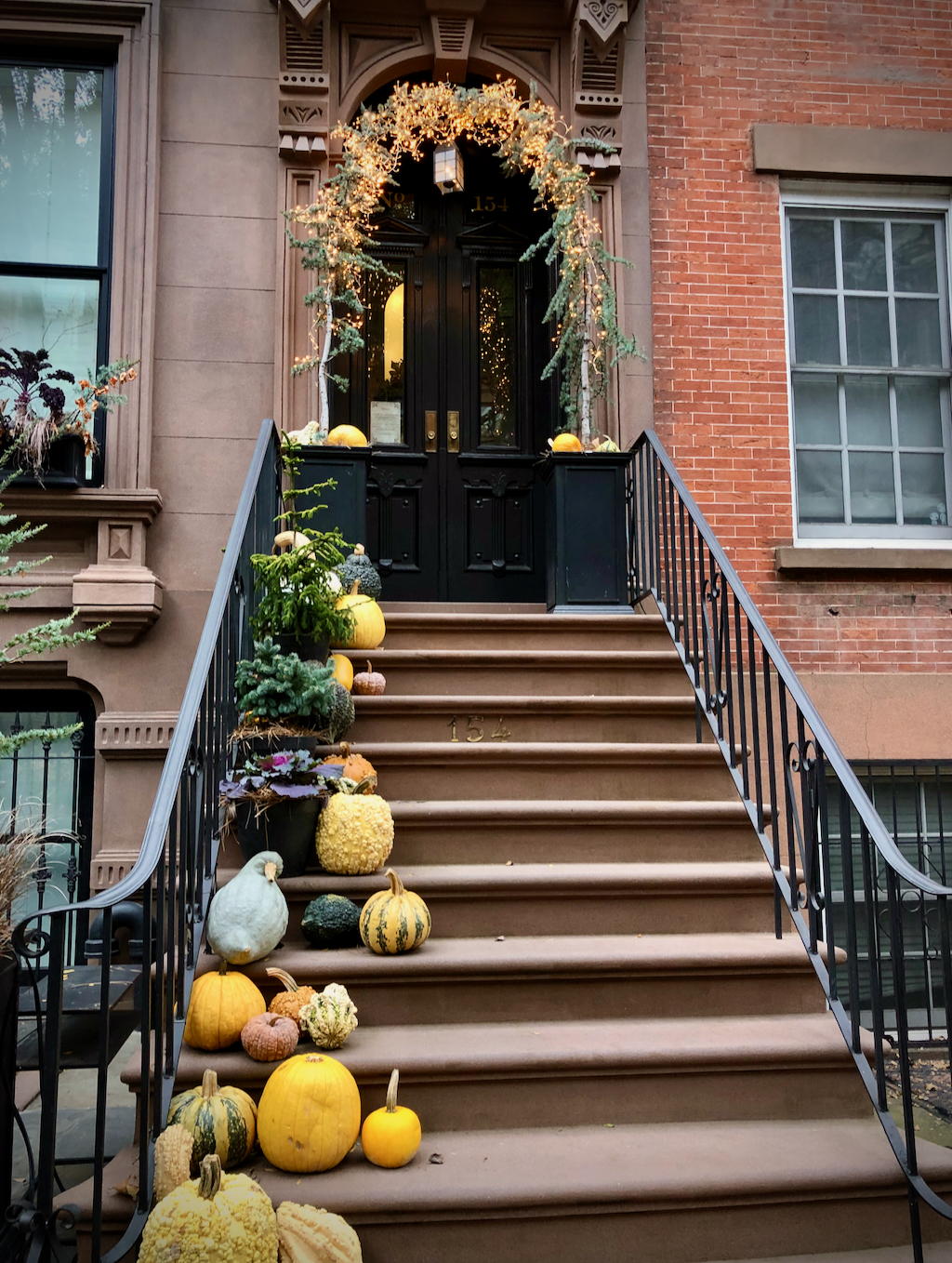 Fall decorations in NYC.